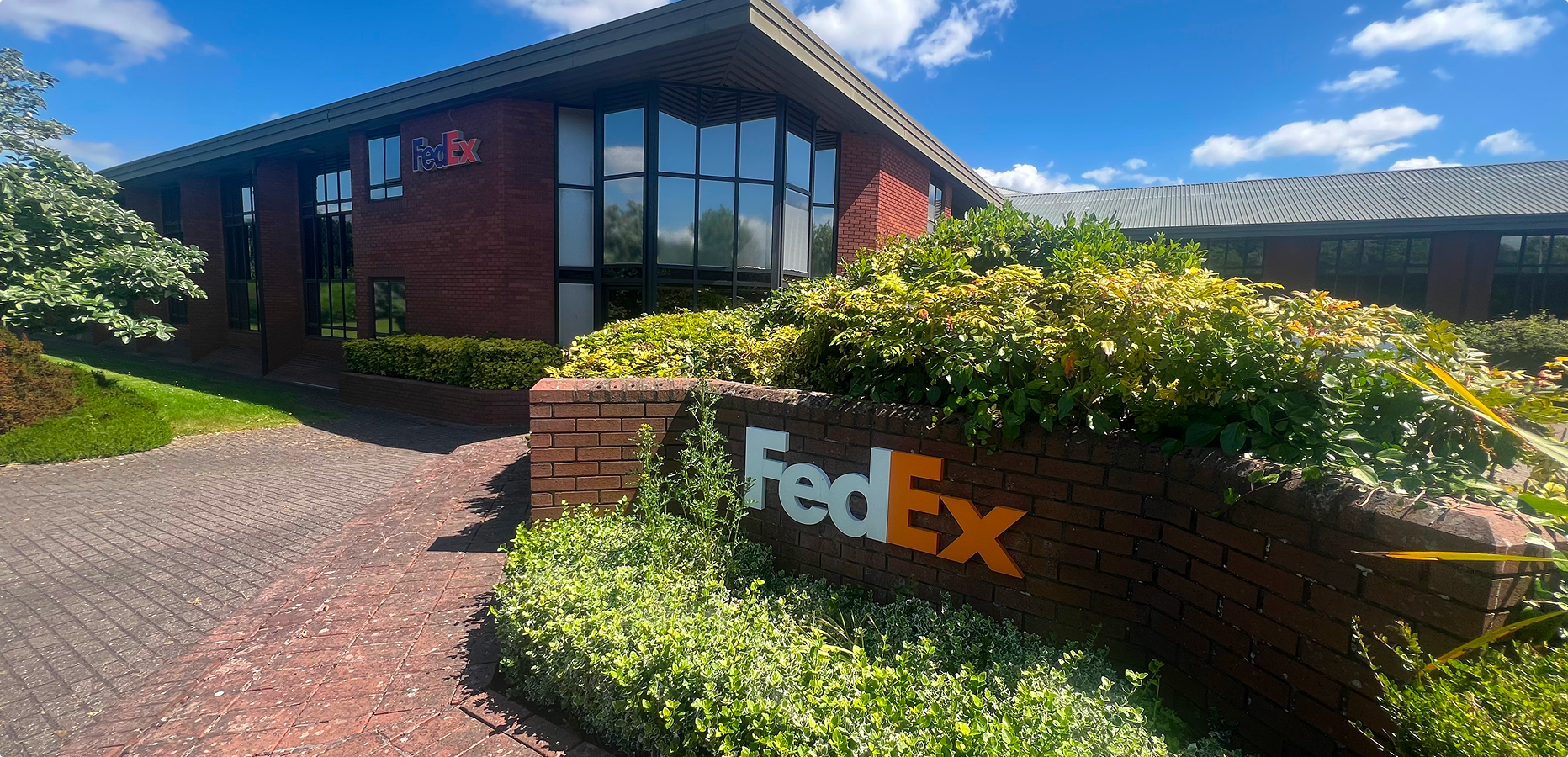 The Fed Ex building exterior