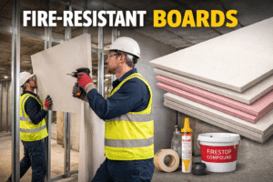 fire-resistant board Installation