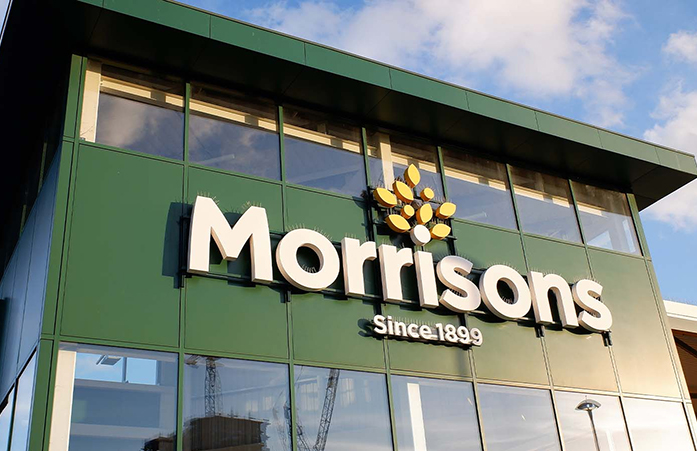 The Morrisons Supermarket building exterior